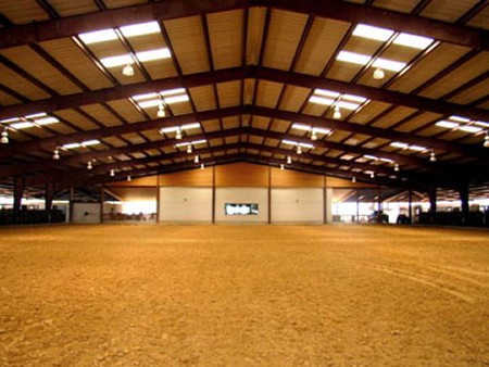 Partially Enclosed Riding Arena